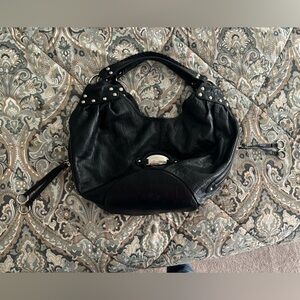 B Makowsky black hobo style bag
